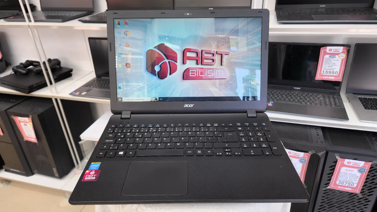Acer ES1-512 Intel Celeron N2840 4GB RAM 120GB SSD 15.6" — fotoğraf 2