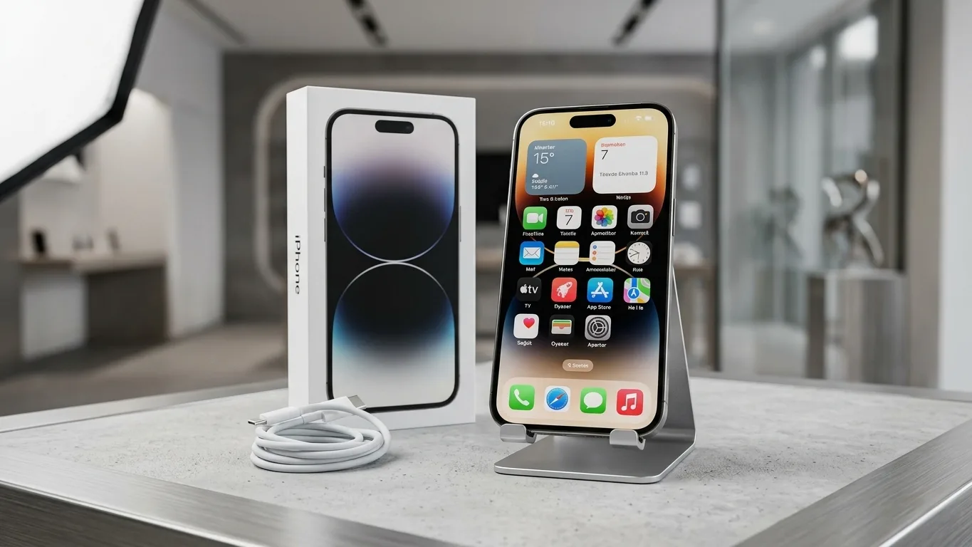 Apple iphone 14 pro 128 gb Gold Orjinal kablo