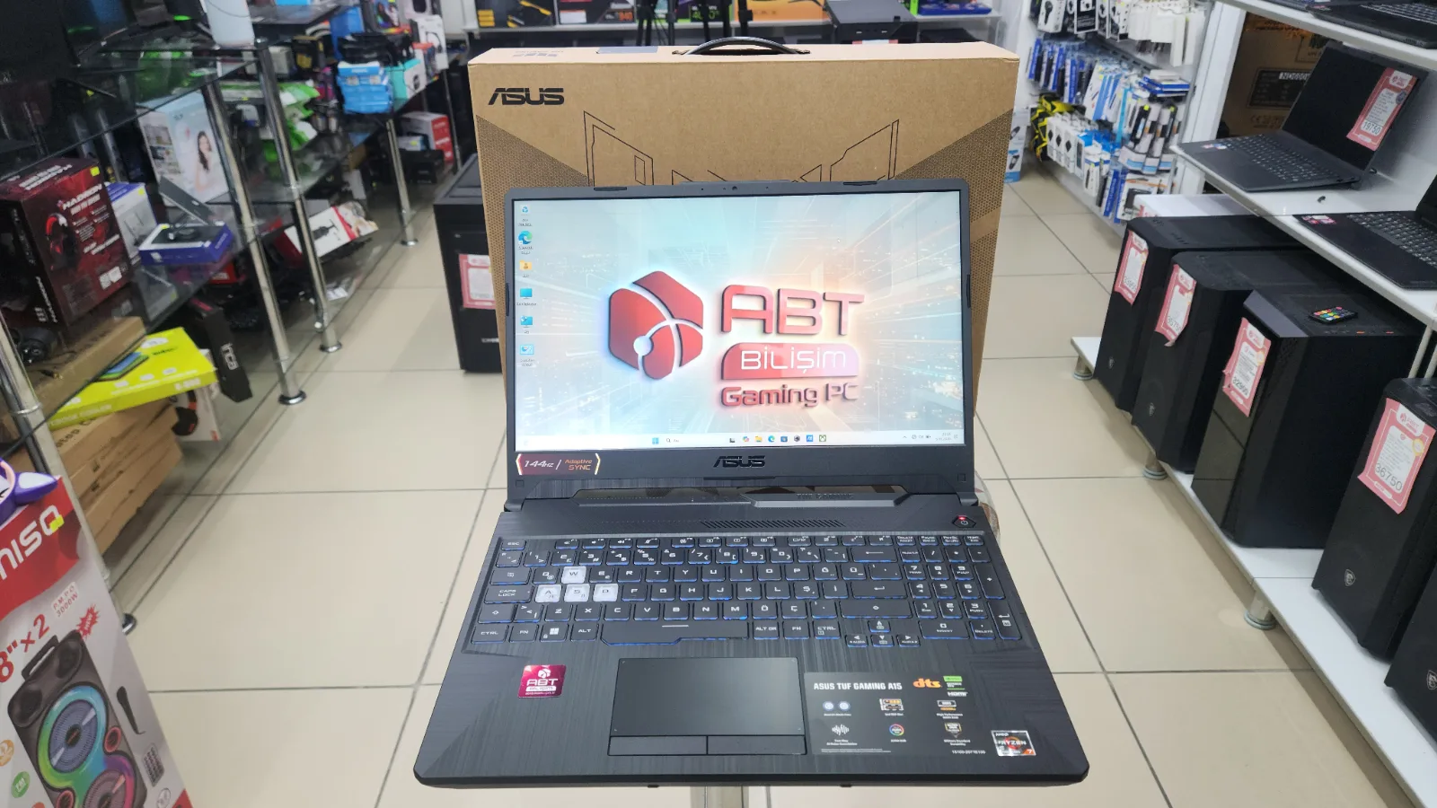 Asus TUF Gaming A15 Ryzen 7 7435HS 16GB 512GB SSD RTX 3050 144Hz Sıfır — fotoğraf 2