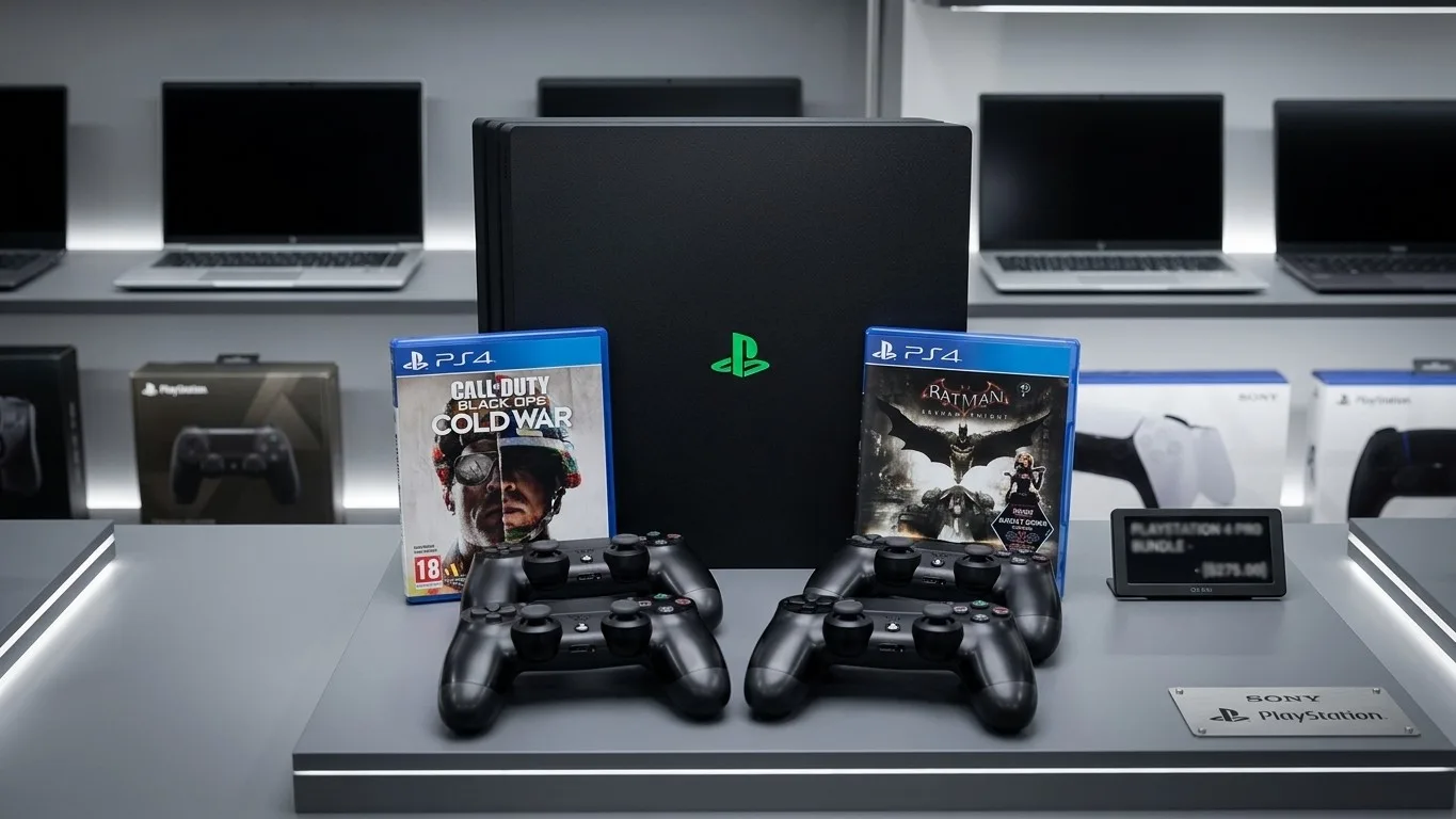 PlayStation 4 Pro | 1 TB | CUH-7216B | 4 Kol | 2 Oyun